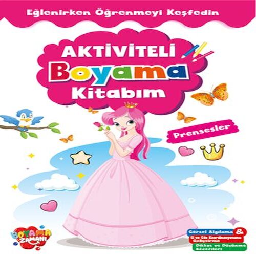Aktiviteli Boyama Kitabı Prensesler Aktiviteli Boyama Kitabı Prensesler
