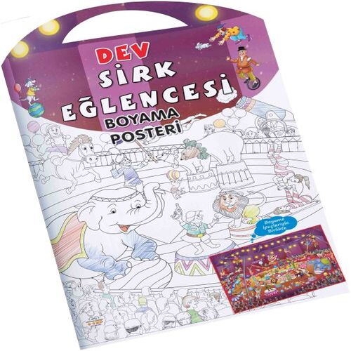 Sirk Eğlencesi Dev Boyama Posteri Sirk Eğlencesi Dev Boyama Posteri