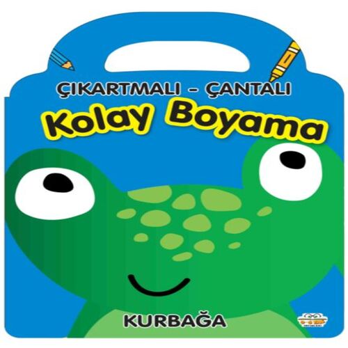 Kurbağa - Çıkartmalı-Çantalı Kolay Boyama Kurbağa - Çıkartmalı-Çantalı Kolay Boyama