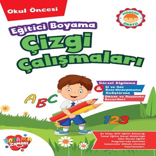 Eğitici Boyama - Çizgi Çalışmaları Eğitici Boyama - Çizgi Çalışmaları