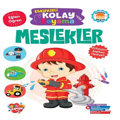 Etkinlikli Kolay Boyama – Meslekler Etkinlikli Kolay Boyama – Meslekler