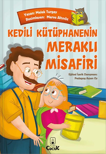 Kedili Kütüphanenin Meraklı Misafiri Kedili Kütüphanenin Meraklı Misafiri