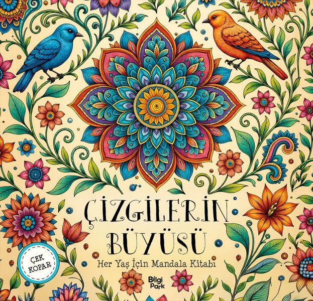 Çizgilerin Büyüsü – Her Yaş İçin Mandala - Çek Kopar Çizgilerin Büyüsü – Her Yaş İçin Mandala - Çek Kopar