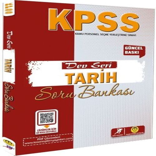 Tasarı Yayınları 2024 KPSS Dev Seri Tarih Soru Bankası Tasarı Yayınları 2024 KPSS Dev Seri Tarih Soru Bankası