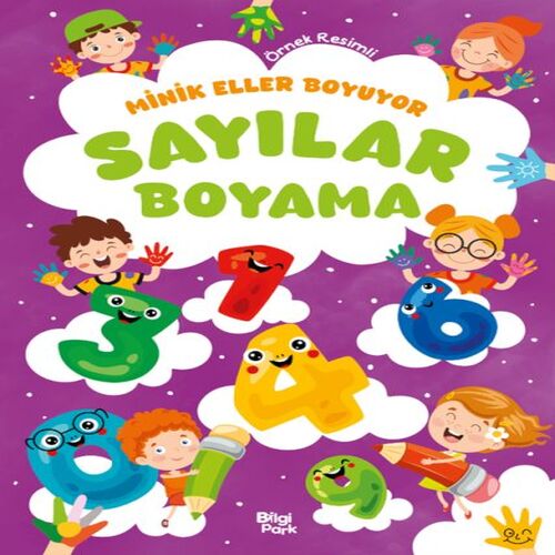 Minik Eller Boyuyor – Sayılar Boyama Kitabı (Örnek Resimli) Minik Eller Boyuyor – Sayılar Boyama Kitabı (Örnek Resimli)
