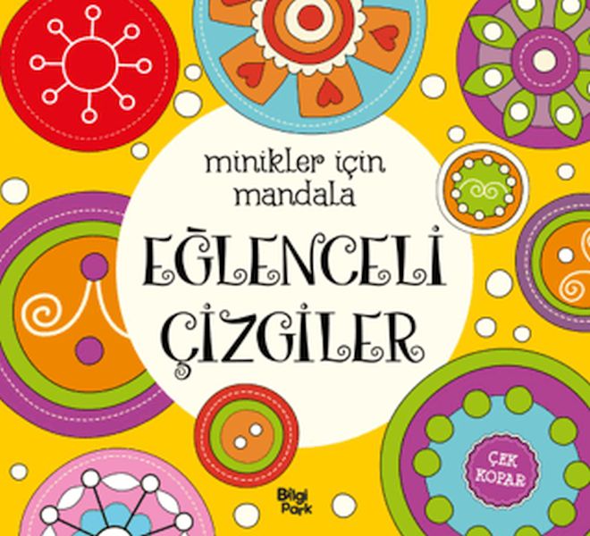 Minikler İçin Mandala - Eğlenceli Çizgiler Minikler İçin Mandala - Eğlenceli Çizgiler