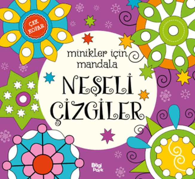 Minikler İçin Mandala - Neşeli Çizgiler Minikler İçin Mandala - Neşeli Çizgiler