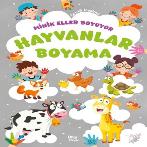 Minik Eller Boyuyor – Hayvanlar Boyama Kitabı (Örnek Resimli) Minik Eller Boyuyor – Hayvanlar Boyama Kitabı (Örnek Resimli)