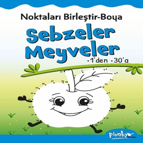Noktaları Birleştir-Boya Sebzeler-Meyveler-1’den 30’a Noktaları Birleştir-Boya Sebzeler-Meyveler-1’den 30’a