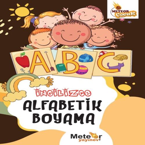 İngilizce Alfabetik Boyama Kitabı İngilizce Alfabetik Boyama Kitabı