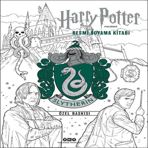 Harry Potter Filmlerinden Resmi Boyama Kitabı – Slytherin Özel Baskısı Harry Potter Filmlerinden Resmi Boyama Kitabı – Slytherin Özel Baskısı