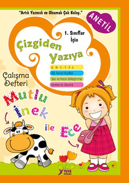 Çizgiden Yazıya Çalışma Defteri-Dik Temel Harflerle Çizgiden Yazıya Çalışma Defteri-Dik Temel Harflerle