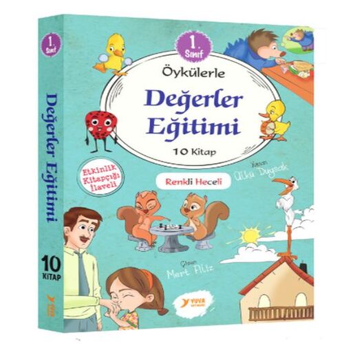 Öykülerle Değerler Eğitimi 1. Sınıflar İçin 10 Kitap Set Öykülerle Değerler Eğitimi 1. Sınıflar İçin 10 Kitap Set