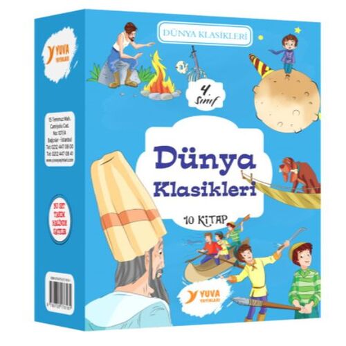4. Sınıf Dünya Klasikleri Serisi (10 Kitaplık Set) 4. Sınıf Dünya Klasikleri Serisi (10 Kitaplık Set)