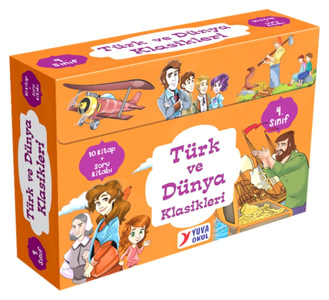 4. Sınıflar için Türk ve Dünya Klasikleri (10 Kitap) 4. Sınıflar için Türk ve Dünya Klasikleri (10 Kitap)