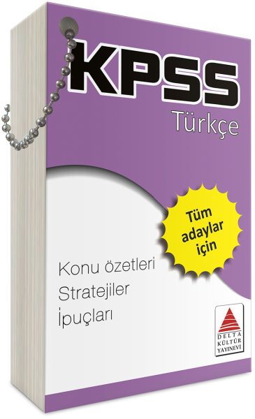 Delta Kültür KPSS Türkçe Strateji Kartları Delta Kültür KPSS Türkçe Strateji Kartları