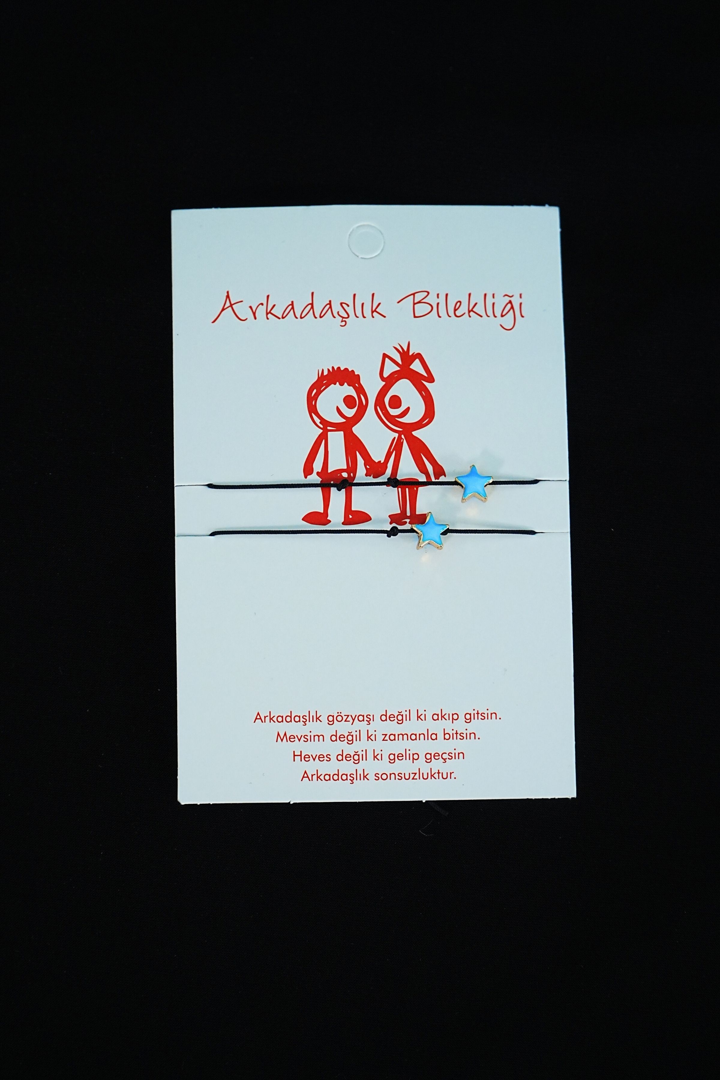 Arkadaş Şans Bilekliği Yıldız Model Arkadaş Şans Bilekliği Yıldız Model
