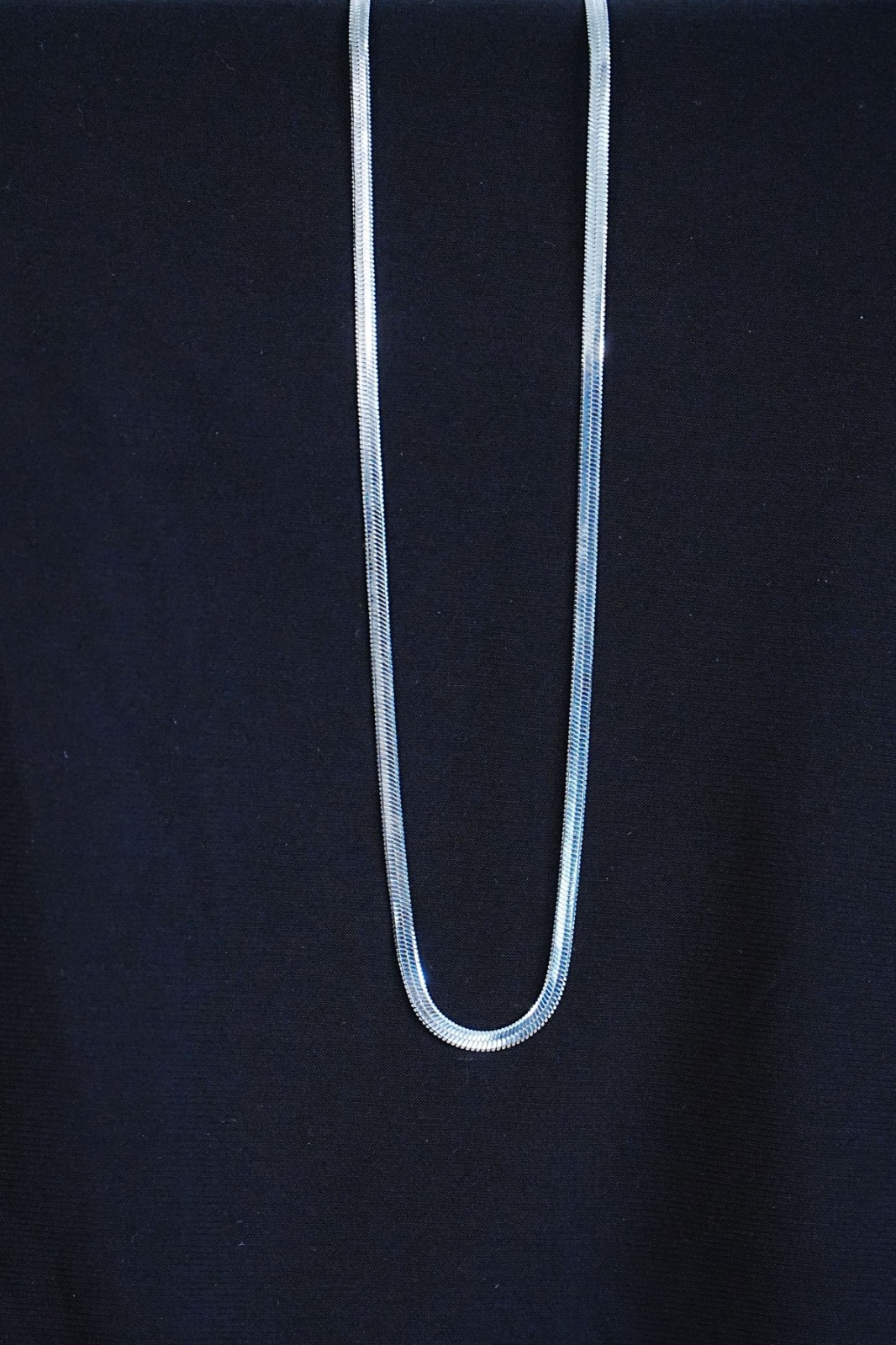 İtalyan Çelik Kolye 45cm 4mm Paslanmaz Gümüş İtalyan Çelik Kolye 45cm 4mm Paslanmaz Gümüş