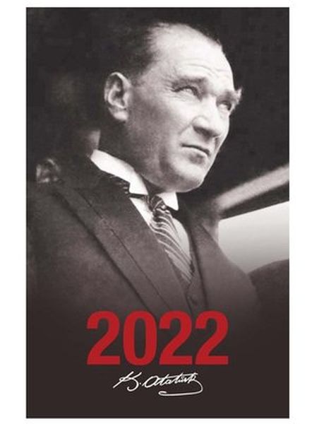 CLZ404 2022 Atatürk Ajandası Portre - Siyah