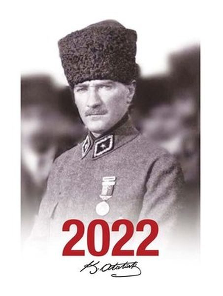 CLZ404 2022 Atatürk Ajandası Madalya - Beyaz