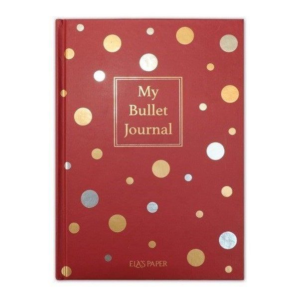 CLZ404 My Bullet Journal Defter (Confetti Kırmızı)