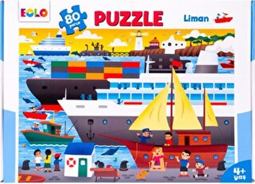 CLZ404 Yer Puzzle-80 Parça Puzzle - Liman