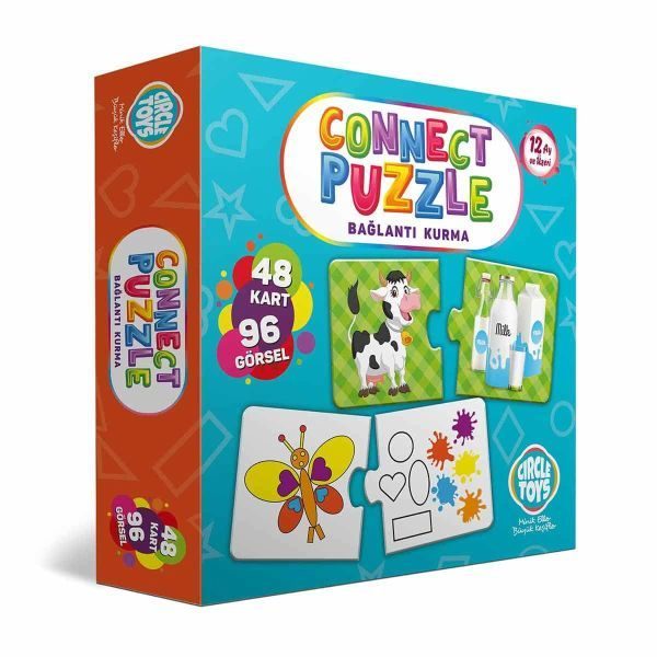CLZ404 Circle Toys Connect Puzzle Bağlantı Kurma Oyunu