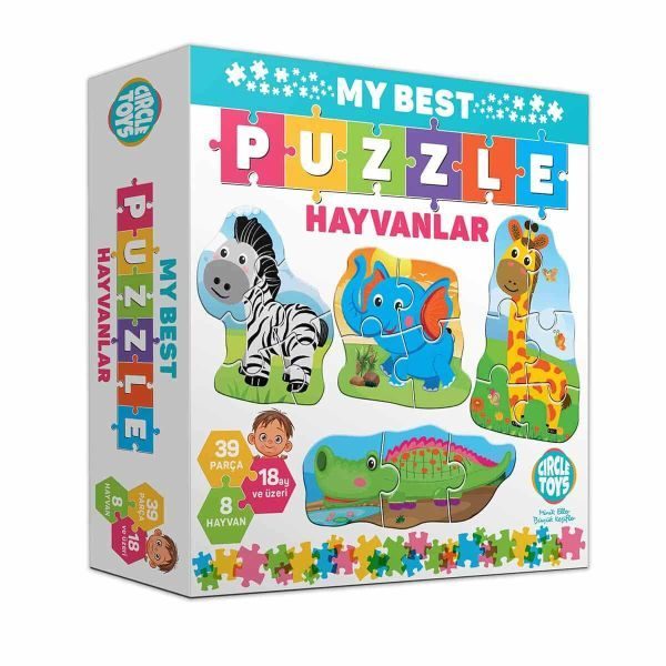 CLZ404 Circle Toys My Best Puzzle Hayvanlar