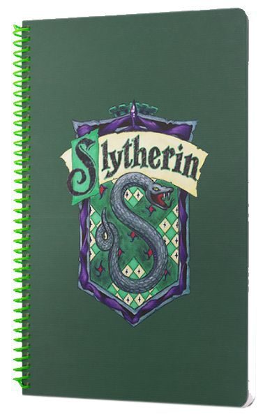 CLZ404 Harry Potter Slytherin Spiralli Defter Yeşil
