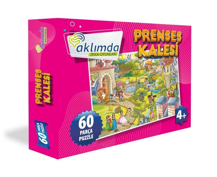 60 Parça Puzzle Prenses Kalesi