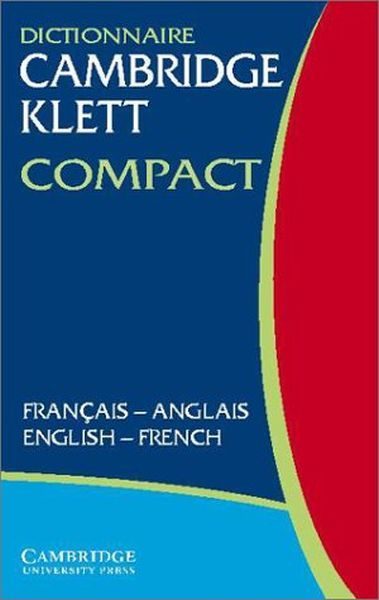 CLZ404 Dictionnaire Cambridge Klett Compact Francais-Anglais/English-French Sh-French with CDROM
