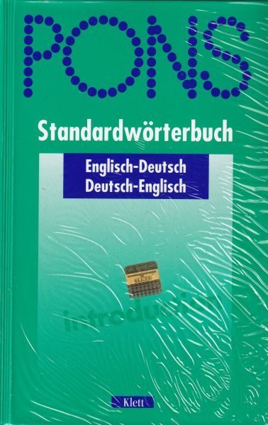 CLZ404 Pons Standardwörterbuch Englisch-Deutsch  Deutsch-Englisch