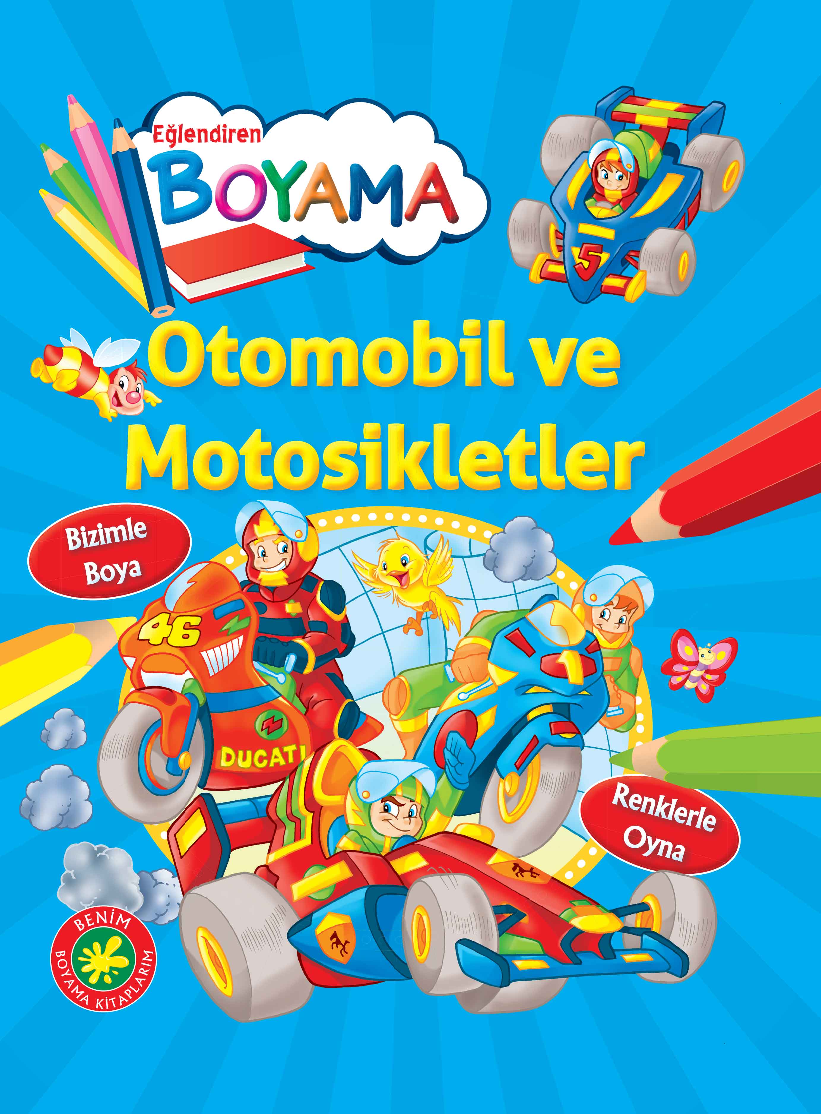 Eğlendiren Boyama - Otomobil ve Motosikletler