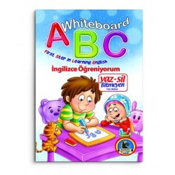 Whiteboard ABC First Step in Learning English / Yaz-Sil Bitmeyen Yazı Defteri