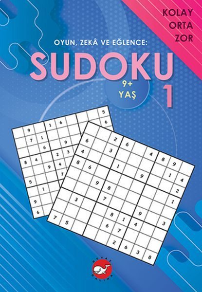 CLZ404 Oyun, Zeka ve Eğlence: Sudoku 1 Kolay, Orta, Zor (9+ Yaş)