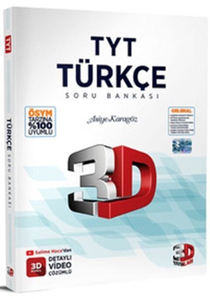 CLZ404 3D 2023 TYT Türkçe Tamamı Video Çözümlü Soru Bankası