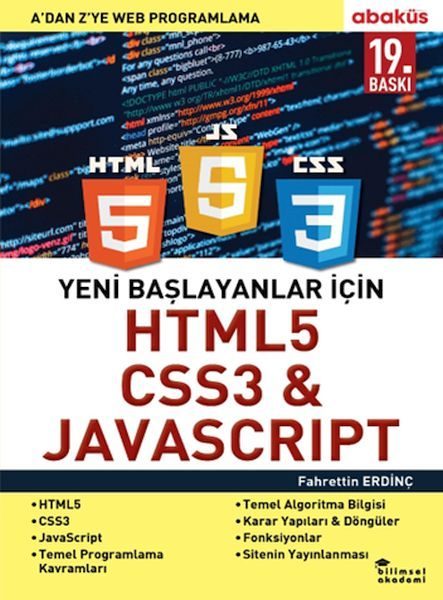 CLZ404 Yeni Başlayanlar İçin HTML5, CSS3 ve Javascript - A ’Dan Z’Ye Web Programlama