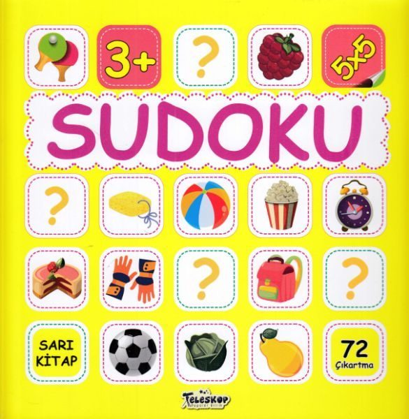 CLZ404 Sudoku 5x5 Sarı Kitap