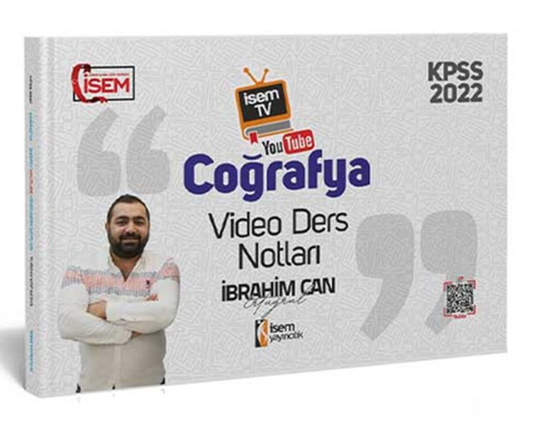 CLZ404 İsem Yayıncılık 2022 İsem TV KPSS Genel Kültür Coğrafya Video Ders Notu