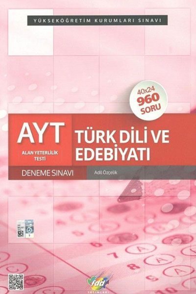 CLZ404 FDD AYT Türk Dili ve Edebiyatı 40x24 Deneme Sınavı