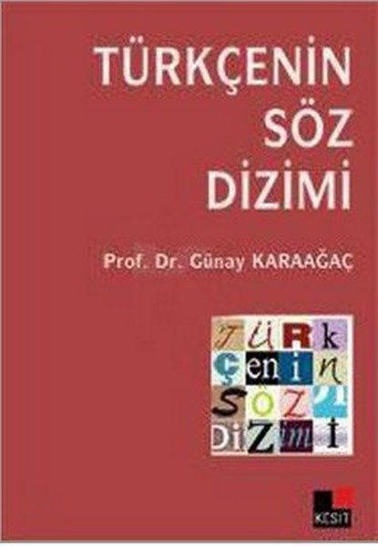 CLZ404 Türkçenin Söz Dizimi