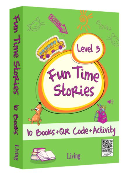 Living Level 3 Fun Times Stories 10'lu Hikaye Seti