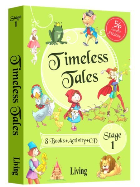 CLZ404 Timeless Tales Stage 1 (8 Books+Activity+Cd)