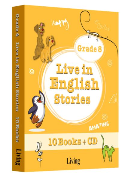 CLZ404 Grade 8 - Live in English Stories (10 Books CD)