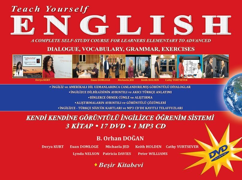 Teach Yourself English - Kendi Kendine Görüntülü İngilizce Öğrenim Sistemi (3 Kitap+17 DVD+1 MP3 CD)