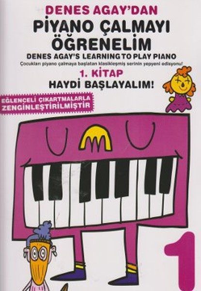 CLZ404 Denes Agay'dan Piyano Çalmayı Öğrenelim 1. Kitap