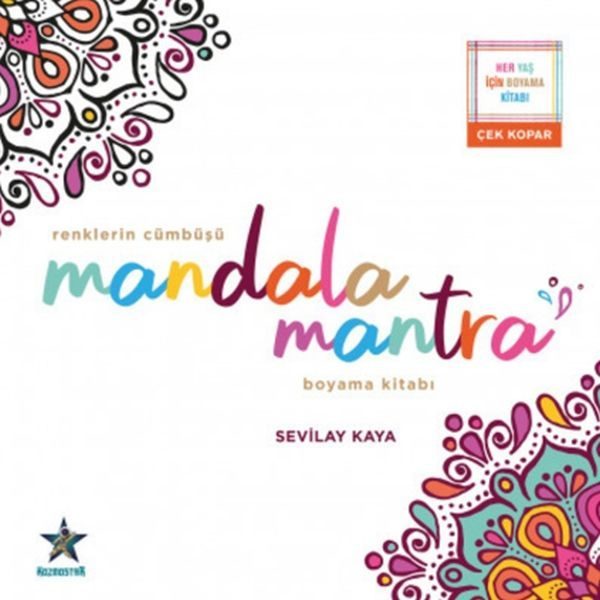 CLZ404 Renklerin Cümbüşü Mandala Mantra Boyama Kitabı