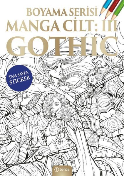 CLZ404 Manga Boyama Cilt III: Gothic