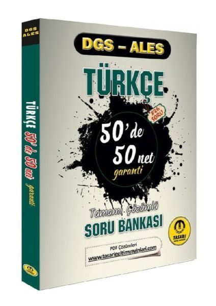CLZ404 Tasarı DGS ALES Türkçe 50 de 50 Net Garanti Soru Bankası