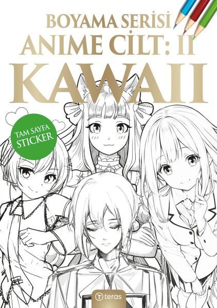 CLZ404 Anime Boyama Cilt II: Kawaii
